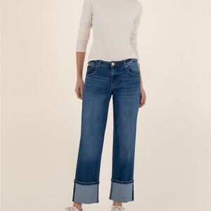 Kut from the Kloth Sienna Mid Rise Wide Leg Size 12